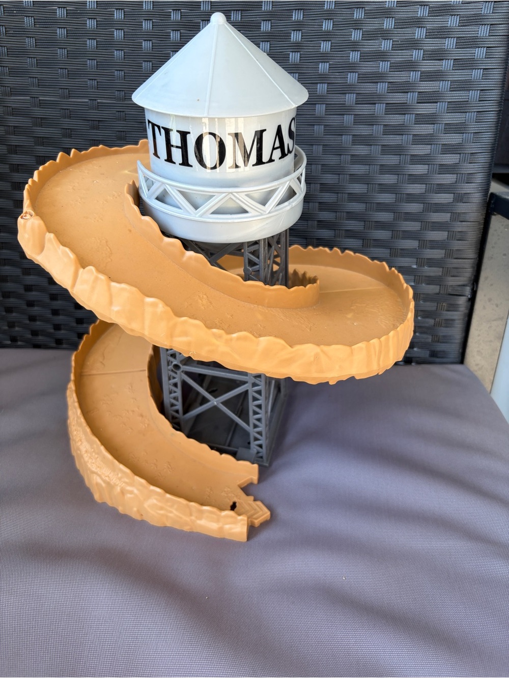 Thomas Water Tower Playset with Orange Spiral Tracks